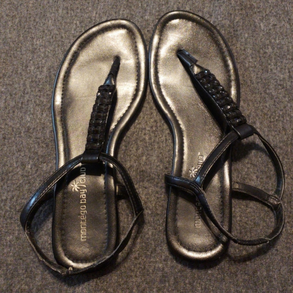 Montego Bay Club Black Sandals